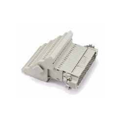 Insert HD AV, Raccordement à vis, mâle, 64 pin, 10A, Polycarbonate, 24B|48B 